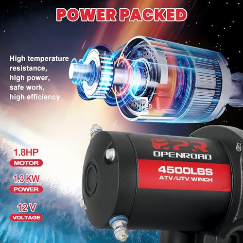4500 lb ATV UTV Winch