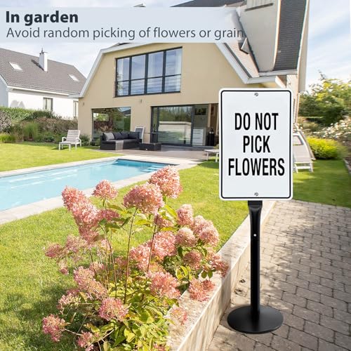 2Pack Heavy Duty Cast Iron Sign Stand (2 Count)