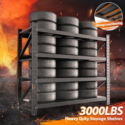 3000LBS Storage Shelves (4 Count)