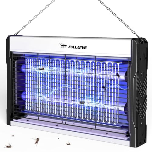 Electric Bug Zapper 3200V Mosquito Zapper Killer Indoor Insect Killer with Hanging Chain Mosquito Trap with Removable Collection Tray USB Electric Bug Zapper Outdoor for Home Office