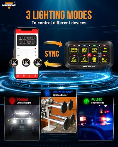 8 Gang Switch Panel Bluetooth AR