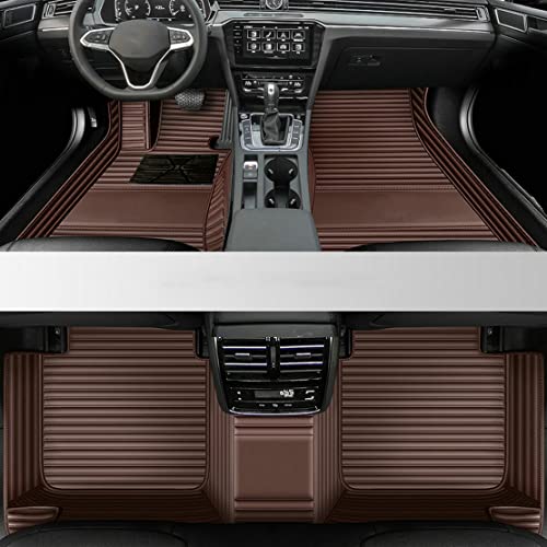 Custom Leather Waterproof Car Floor Mats for 99% Sedan SUV Sports Car Black Beige Men's Women's Vehicle Pads Mat