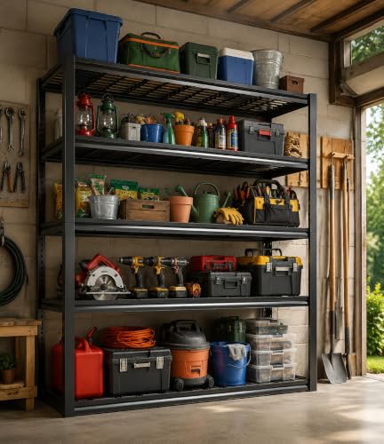 Garage Shelving 3000 LBS Adjustable Metal Storage Shelves