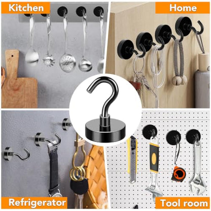 Magnetic Hooks 50LB+ Heavy Duty Magnet Hook for Cruise Cabins