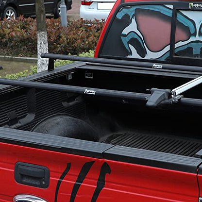 Truck Rack with Two Cross Bars and Four Brackets for Pickup Bed