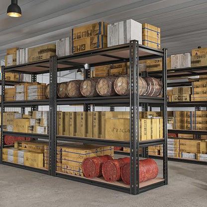 40" W Garage Shelving with Rolled