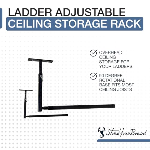 Adjustable Overhead Ladder Rack
