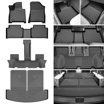 Floor Mats and Cargo Liner Fit for Hyundai Santa Fe 2024 2025 2026