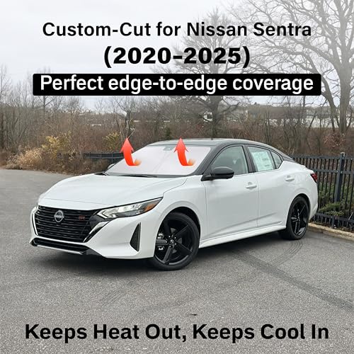 Windshield Sun Shade Compatible for Nissan Sentra 2020