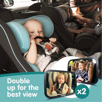Baby Car Mirror for Rear Facing Seats (2 Count)