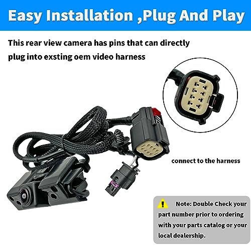 Rear View Back Up Camera Compatible with Chevy Silverado