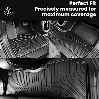 Floor Mats Upper Cargo+Backrest Mat Door Sill for 2026 (7 Count)