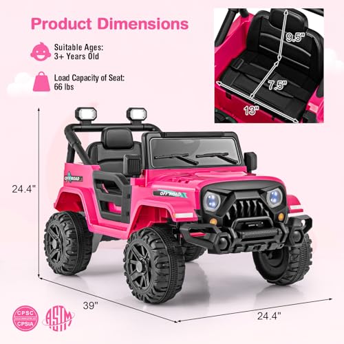 12V Kids Ride on Truck Car