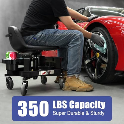 Rolling Stool with Wheels