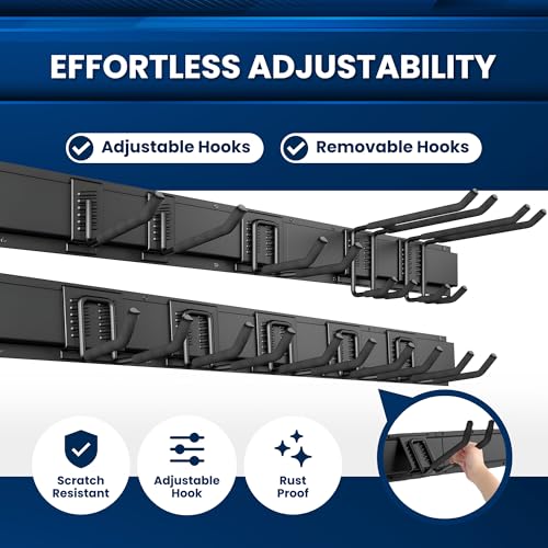 64'' All Metal Garage Tool Organizer Wall Mount (176 Ounce)