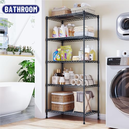 5 Tier 1010LBS Adjustable Narrow Storage Shelves