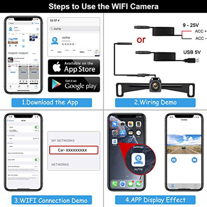 Wireless License Plate Backup Camera