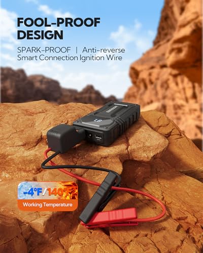 2026 New Portable Car Battery Jump Starter