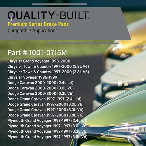 Rear Semi Metallic Brake Pads