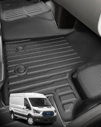Floor Mats for Ford Transit 150 250 350 2022 (2 Count)