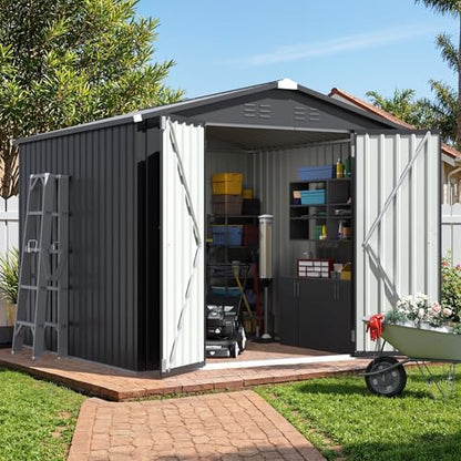 8x8 FT Outdoor Storage Shed