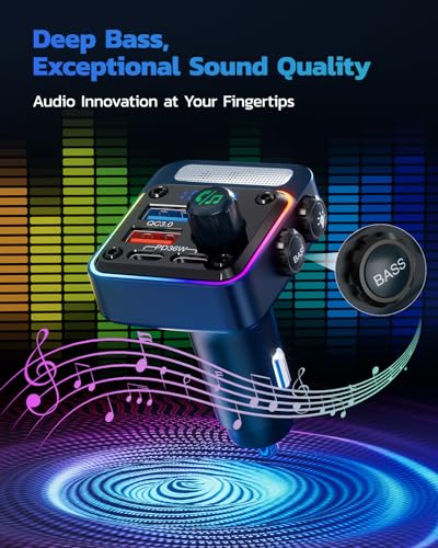 54W Bluetooth 5.3 Car Adapter