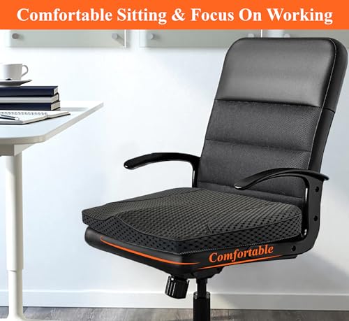 Memory Foam Car Seat Cushion for Driving Comfort and Office Use