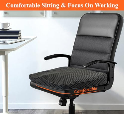 Memory Foam Car Seat Cushion for Driving Comfort and Office Use