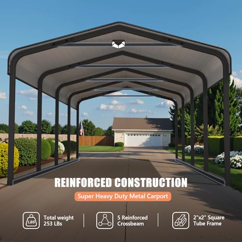 12x20 Heavy Duty Metal Carport