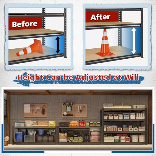 55" W Storage Shelves