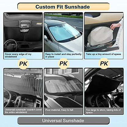 Windshield Sun Shade Fits for Dodge Caravan Mini Van 2008