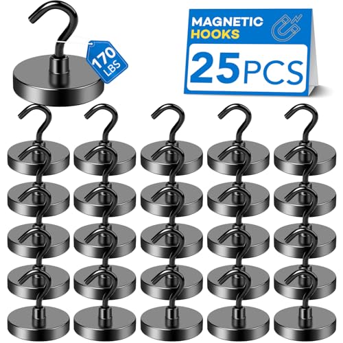 Magnetic Hooks for Cruise Essentials 2026 Cabins Door 25 P (25 Count)