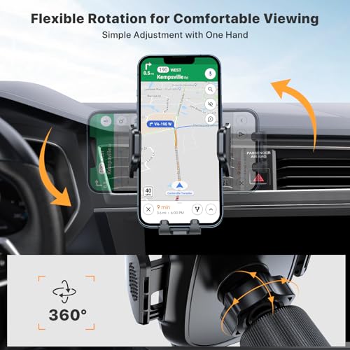 Phone Holders for Your Car with Metal Hook Clip (2 Count)