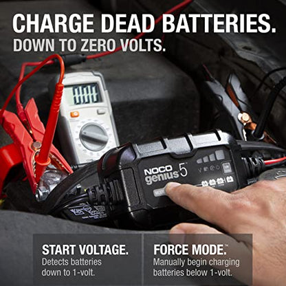 GENIUS5 5A 6 12V Smart Battery Charger