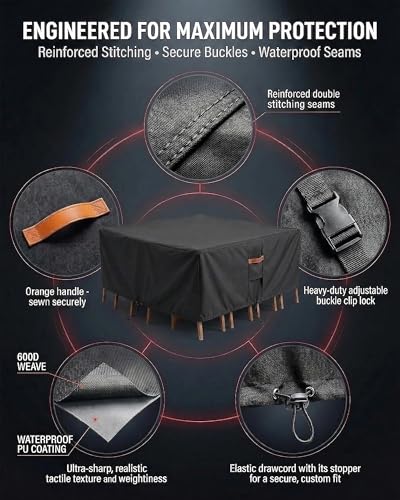 Outdoor Patio Furniture Cover Square