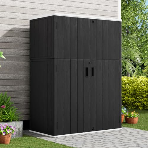 Outdoor Vertical Storage Shed