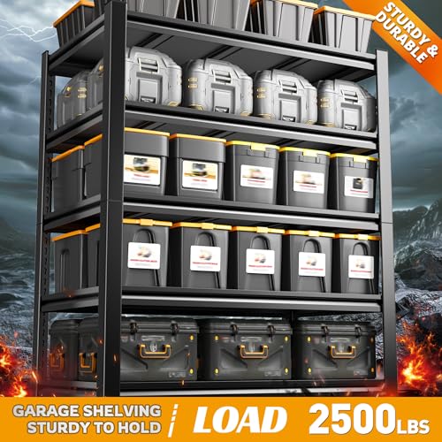 72" H Storage Shelves Heavy Duty and Wobbly