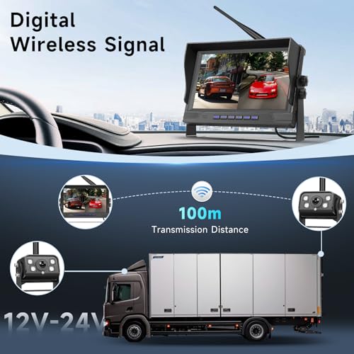 9 Inch Wireless Backup Camera for Truck