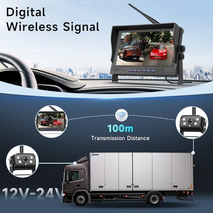 9 Inch Wireless Backup Camera for Truck