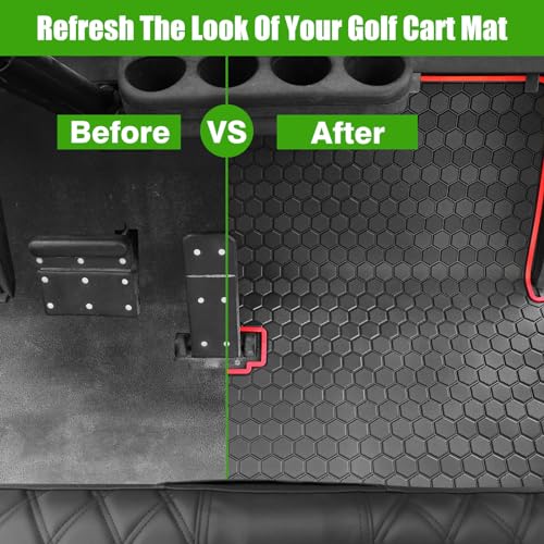 EZGO TXT Golf Cart Full Coverage Floor Liner Mat