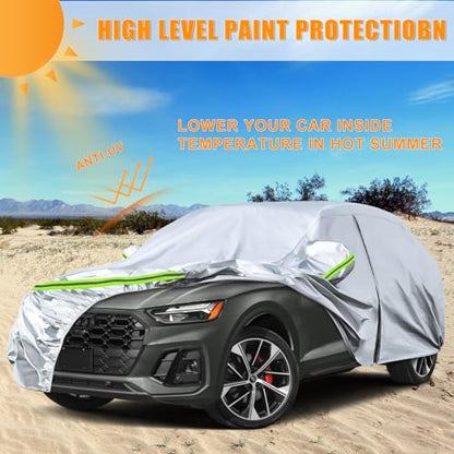 6 Layers Silver Waterproof Car Covers Replace for 2009