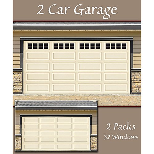 Household Essentials Artisan Magnetic Rubber Garage Door Window Accent Panels