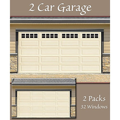 Household Essentials Artisan Magnetic Rubber Garage Door Window Accent Panels