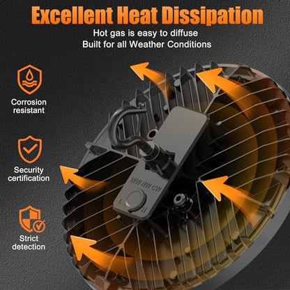 LED High Bay Light 150W 120W 90W Adjustable with AC120V Plug