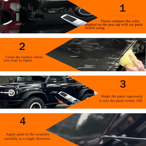 G1 Shadow Black Touch Up Paint for Ford