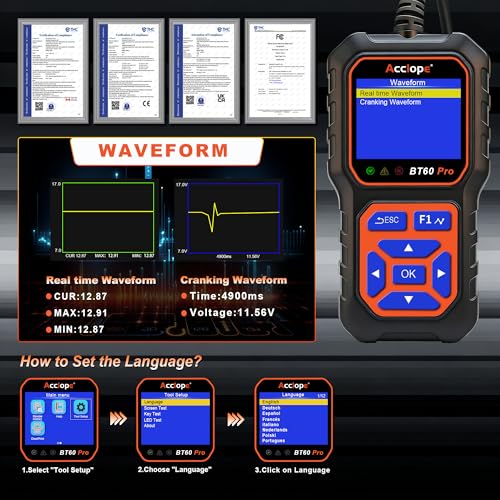 BT60 PRO Car Battery Tester 6V