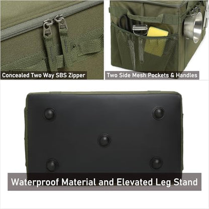 Tactical Camping Storage Bag 46L Rigid yet Foldable Tote Bag