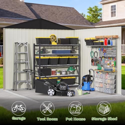 8x8 FT Outdoor Storage Shed