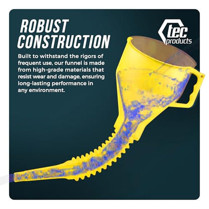 FlexAll Long Flexible Oil Change Funnels for Automotive Use