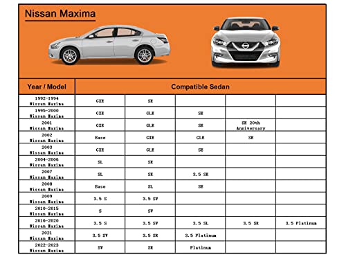 6 Layers Waterproof Car Cover for Nissan Maxima 1988